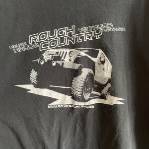 Rough Country t-shirt, black, size xl